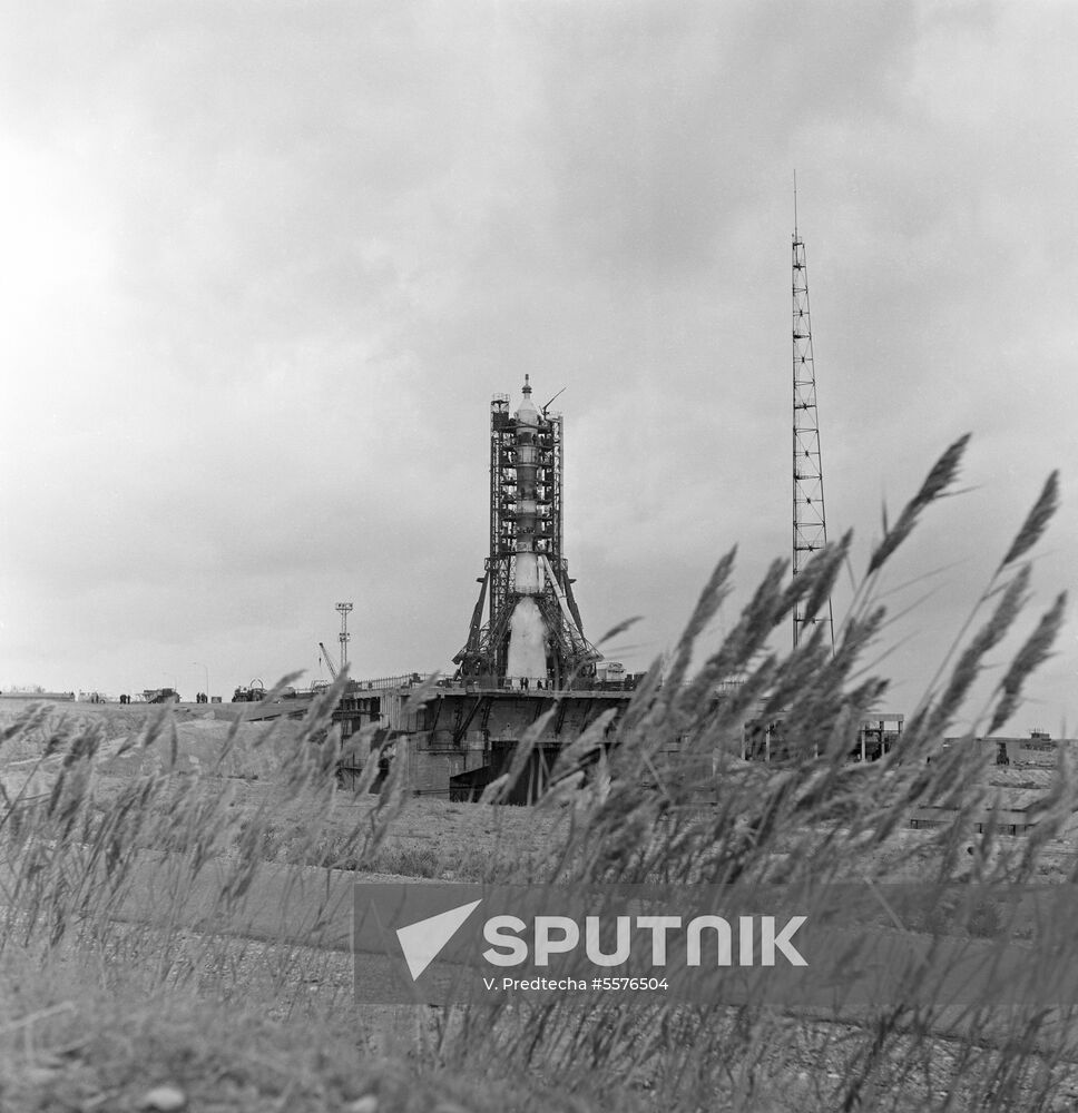 Soyuz-9 spaceship before launch