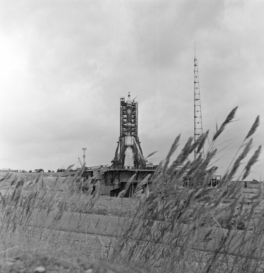 Soyuz-9 spaceship before launch