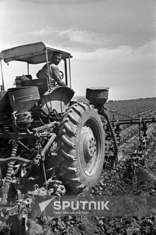 Farm machinery operator Seitmer Kurtmalov