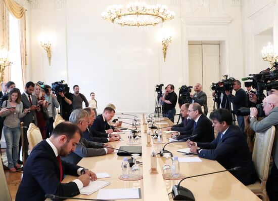 Meeting between foreign ministers of Russia and Jordan