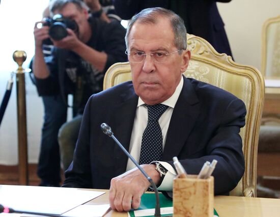 Meeting between foreign ministers of Russia and Jordan