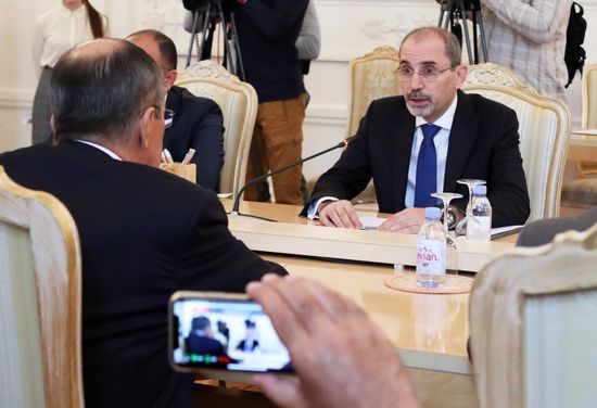 Meeting between foreign ministers of Russia and Jordan
