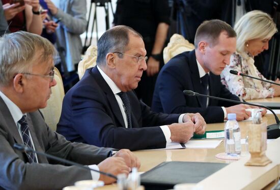 Meeting between foreign ministers of Russia and Jordan