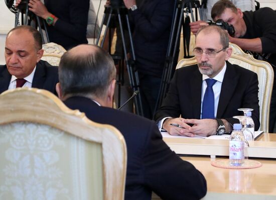 Meeting between foreign ministers of Russia and Jordan