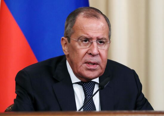 Meeting between foreign ministers of Russia and Jordan