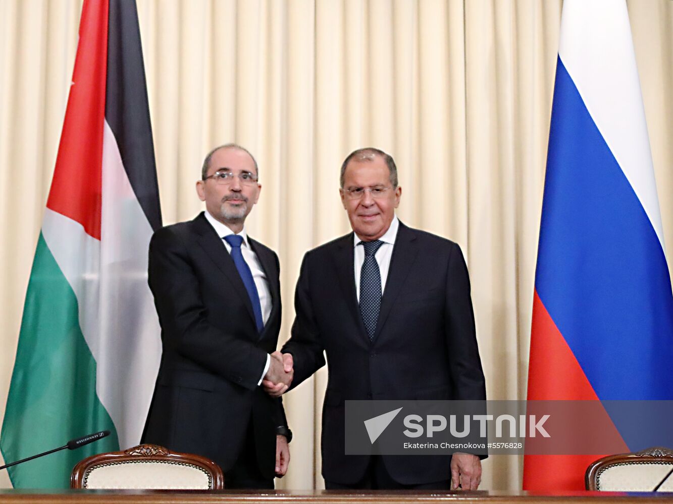 Meeting between foreign ministers of Russia and Jordan