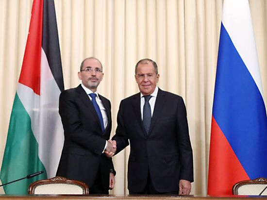 Meeting between foreign ministers of Russia and Jordan