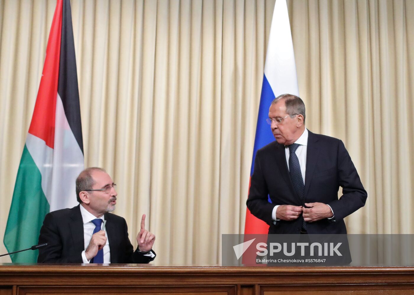 Meeting between foreign ministers of Russia and Jordan