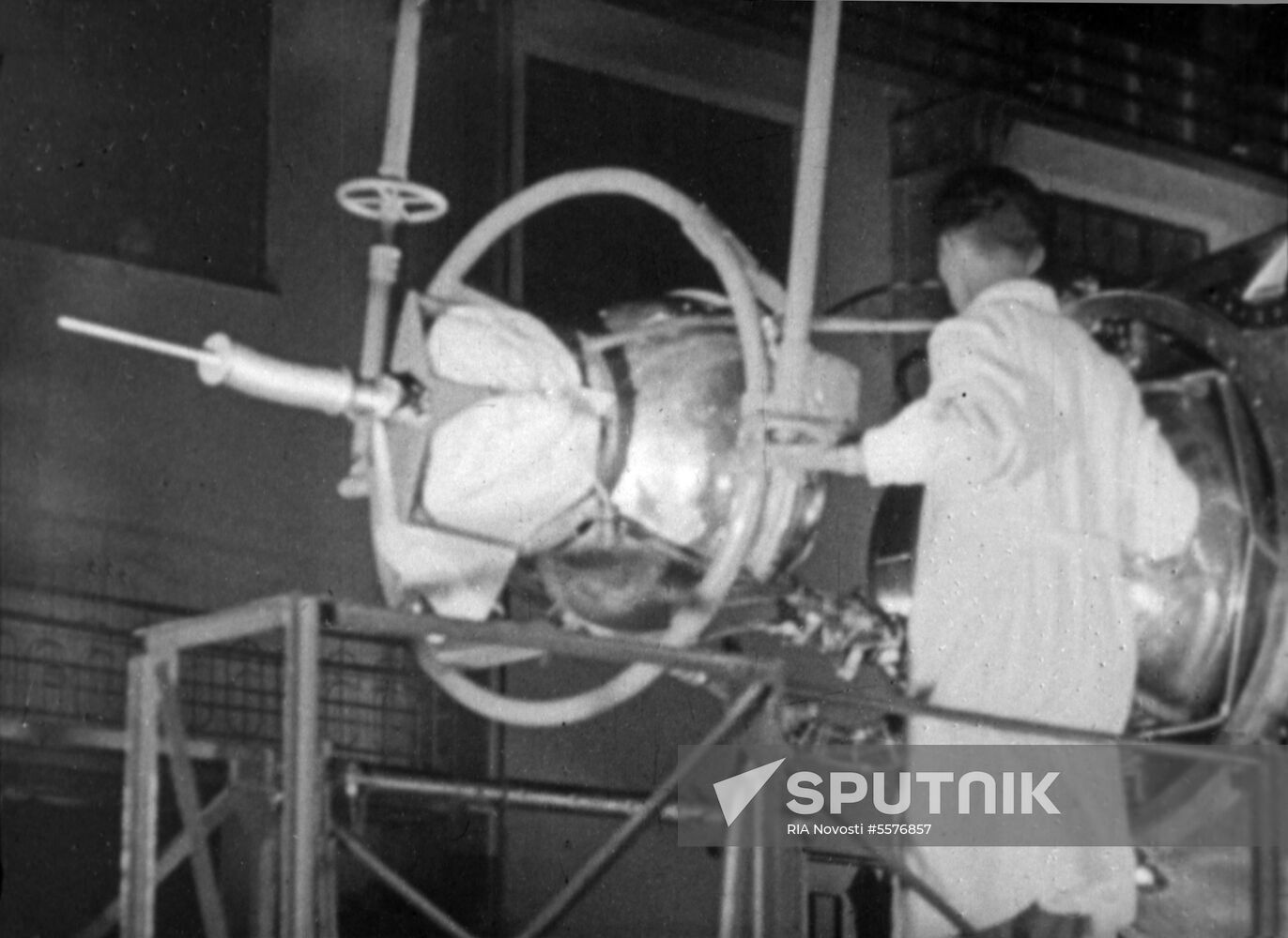 Still from documentary 'The First Soviet Sputniks'