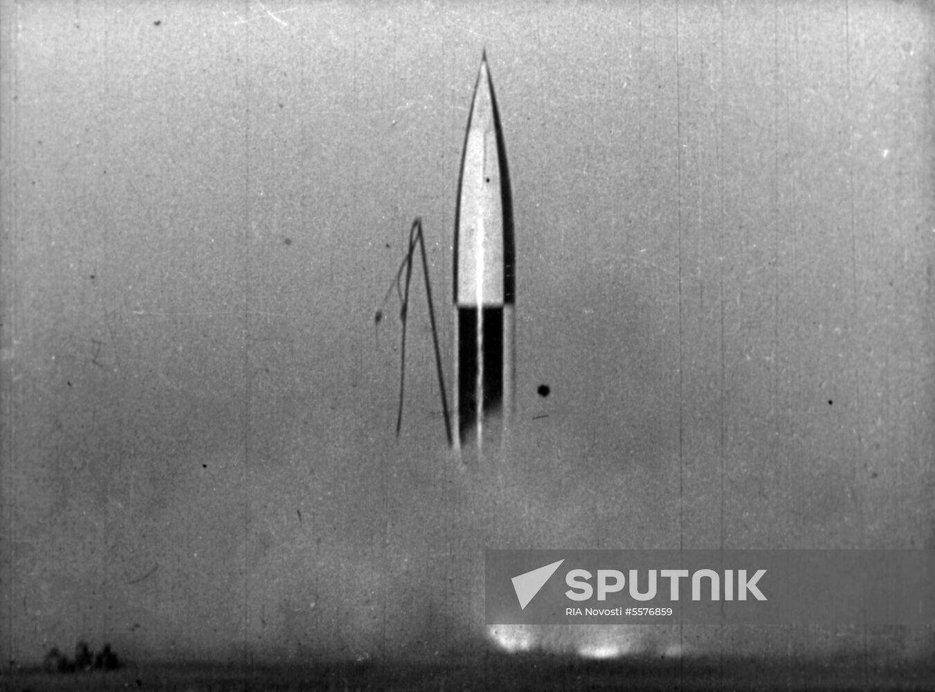 Still from documentary 'First Soviet Space Satellites'
