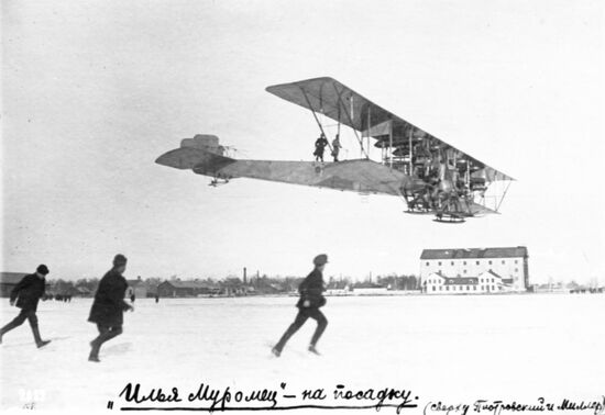 Ilya Muromets airplane trial flight