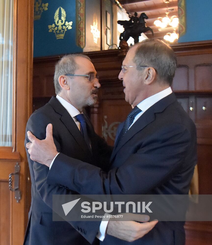 Meeting between foreign ministers of Russia and Jordan