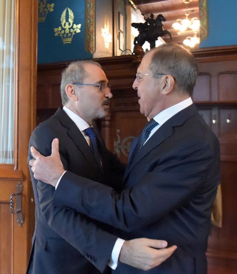 Meeting between foreign ministers of Russia and Jordan