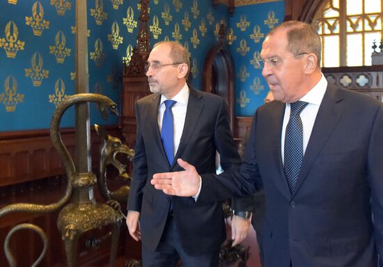 Meeting between foreign ministers of Russia and Jordan