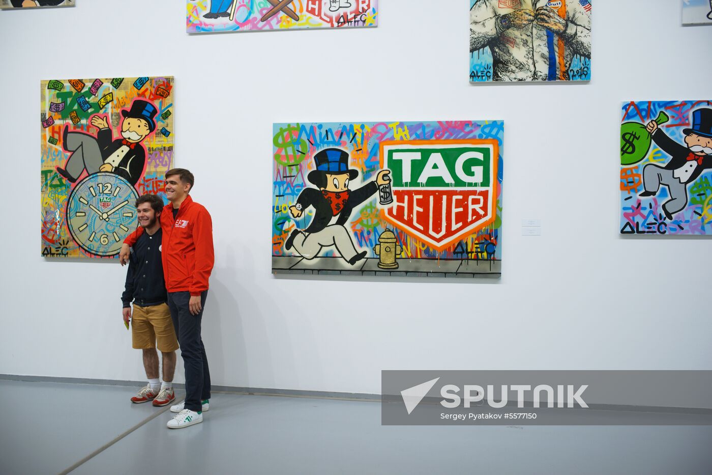 Exhibition by US street artist Alec Monopoly