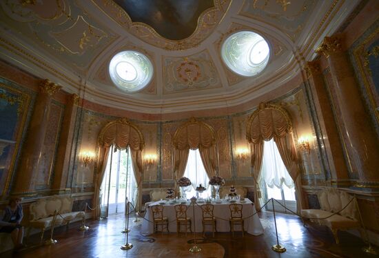 Restored interiors in Catherine II's countryside house unveiled in Oranienbaum