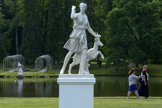 Restored interiors in Catherine II's countryside house unveiled in Oranienbaum