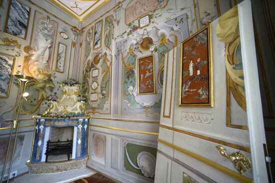 Restored interiors in Catherine II's countryside house unveiled in Oranienbaum