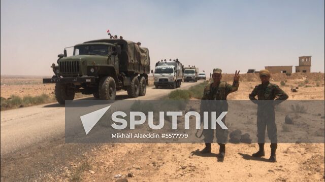 Syrian troops advance to border with Jordan in Daraa Province