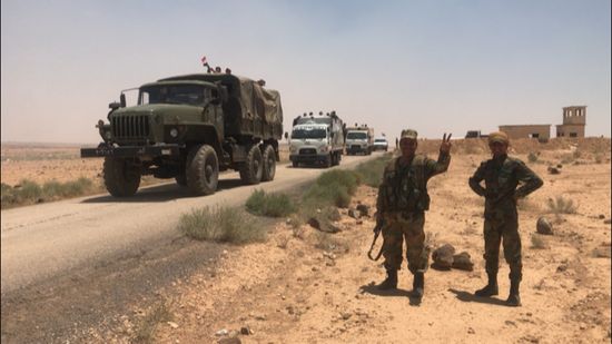 Syrian troops advance to border with Jordan in Daraa Province