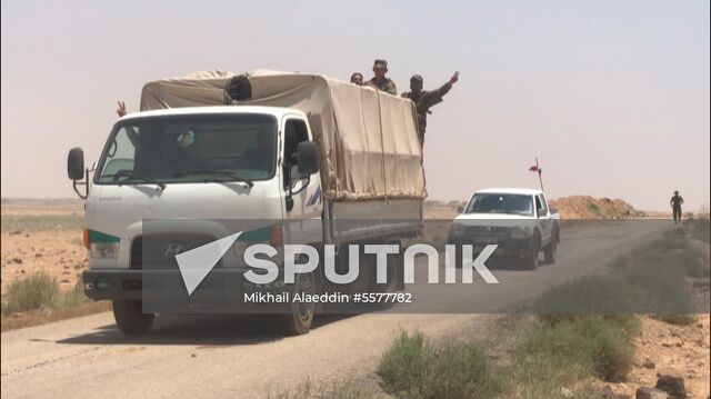 Syrian troops advance to border with Jordan in Daraa Province