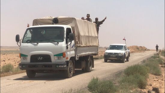 Syrian troops advance to border with Jordan in Daraa Province
