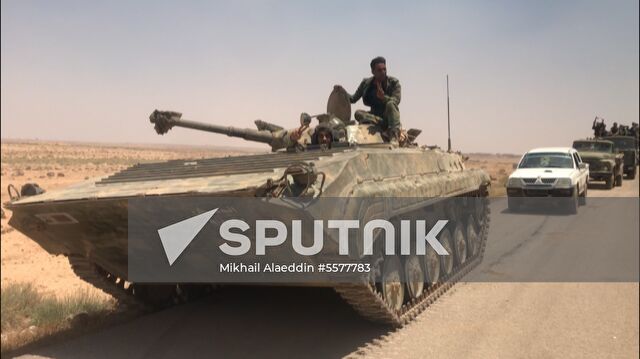 Syrian troops advance to border with Jordan in Daraa Province