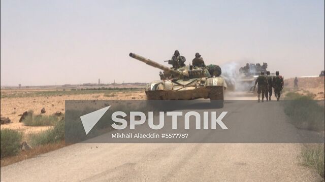 Syrian troops advance to border with Jordan in Daraa Province