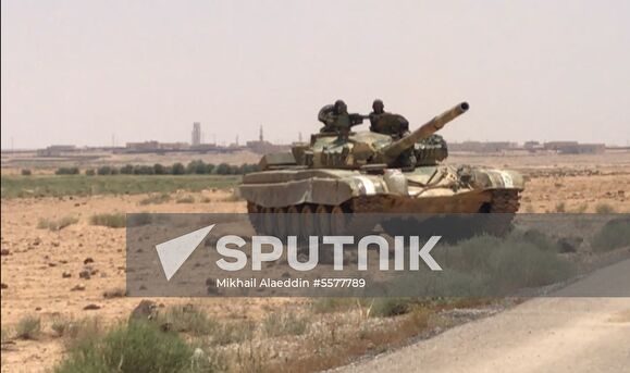 Syrian troops advance to border with Jordan in Daraa Province