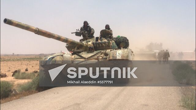 Syrian troops advance to border with Jordan in Daraa Province