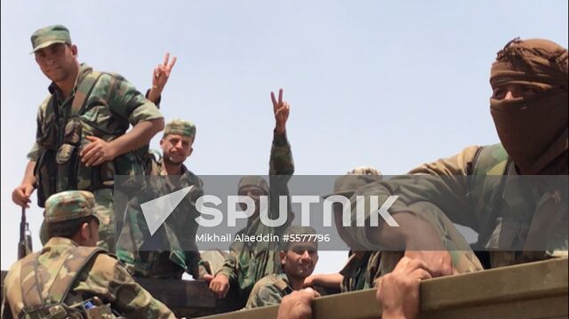 Syrian troops advance to border with Jordan in Daraa Province
