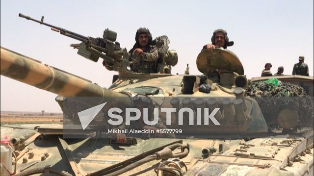 Syrian troops advance to border with Jordan in Daraa Province