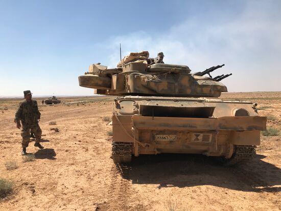 Syrian troops advance to border with Jordan in Daraa Province