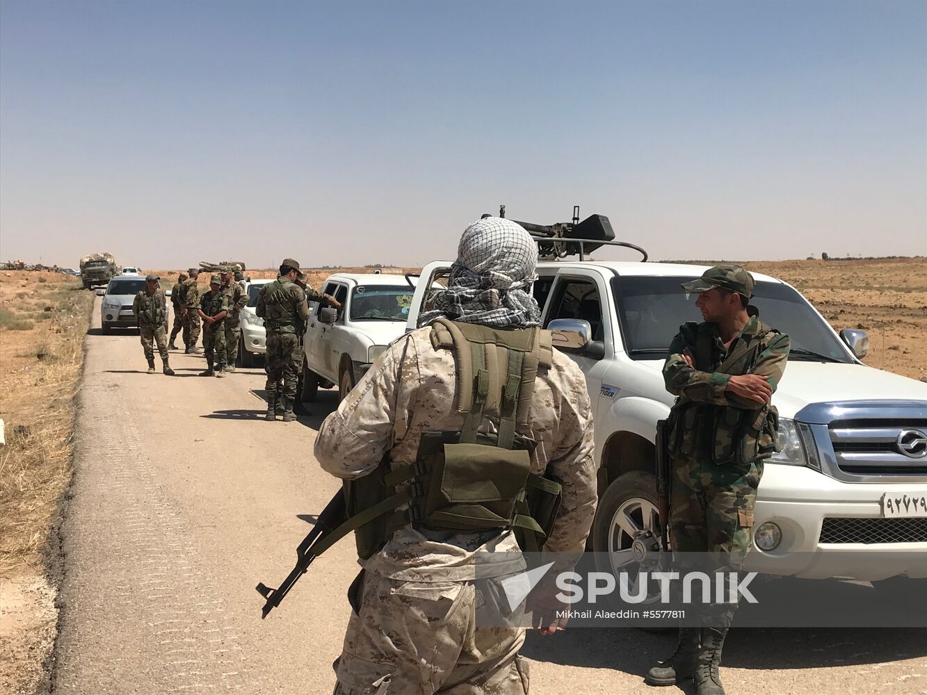 Syrian troops advance to border with Jordan in Daraa Province