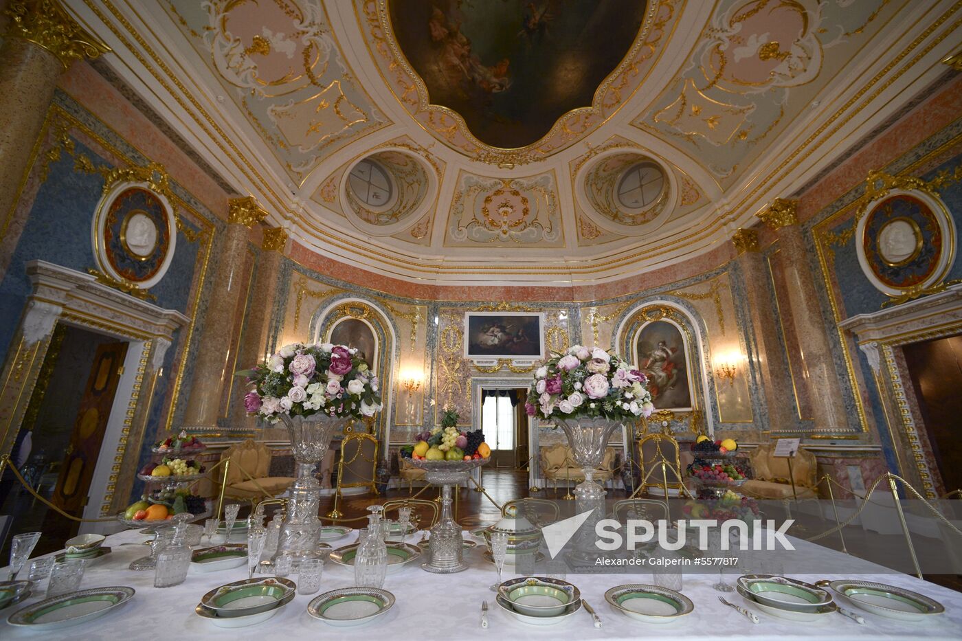 Restored interiors in Catherine II's countryside house unveiled in Oranienbaum