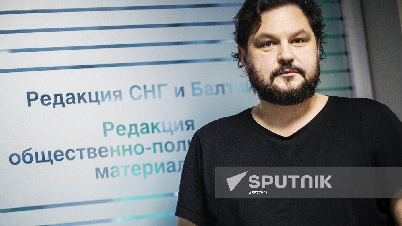 Sputnik Latvia Editor-In-Chief Valentins Rozencovs