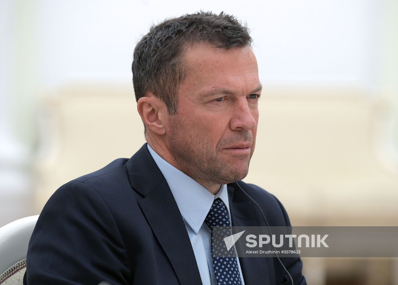 President Vladimir Putin meets with world football legends