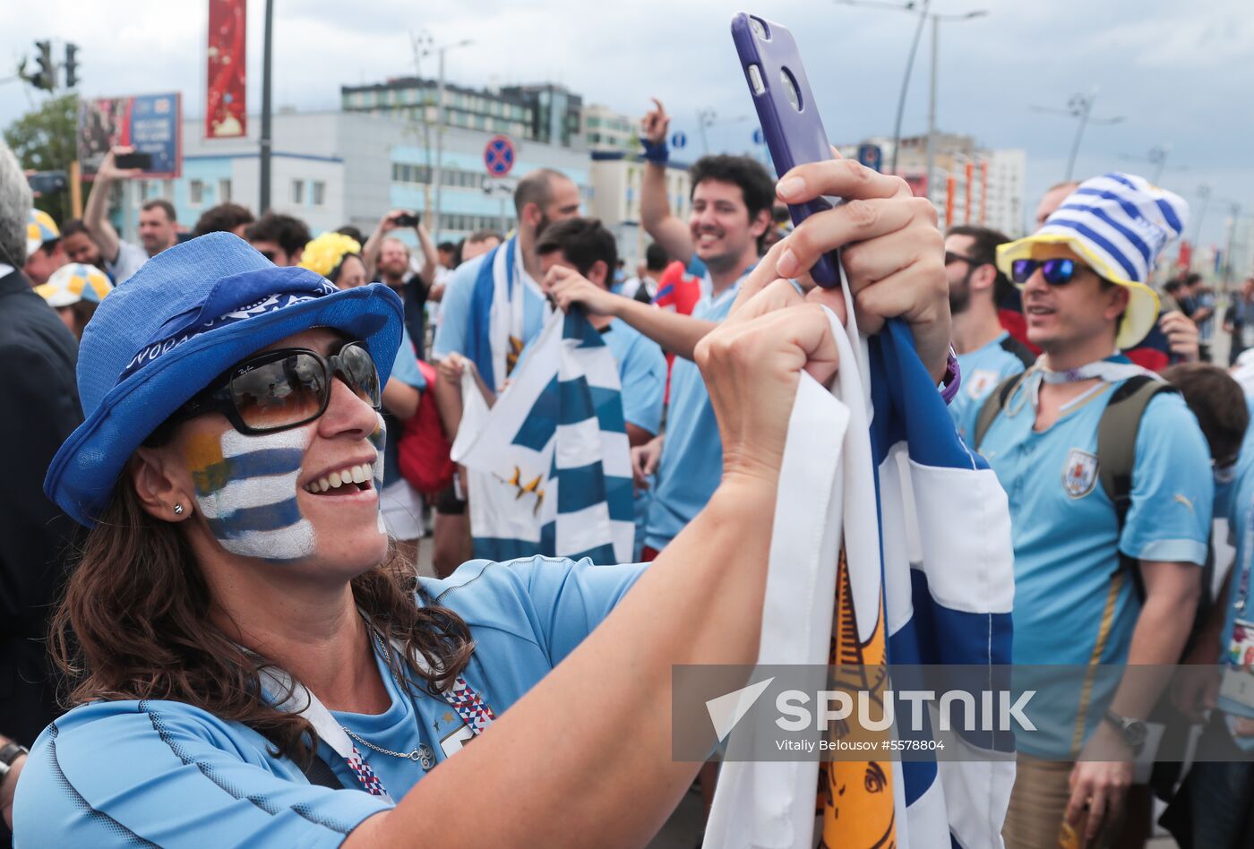 Russia World Cup Uruguay - France