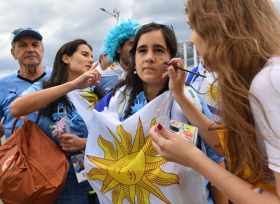Russia World Cup Uruguay - France