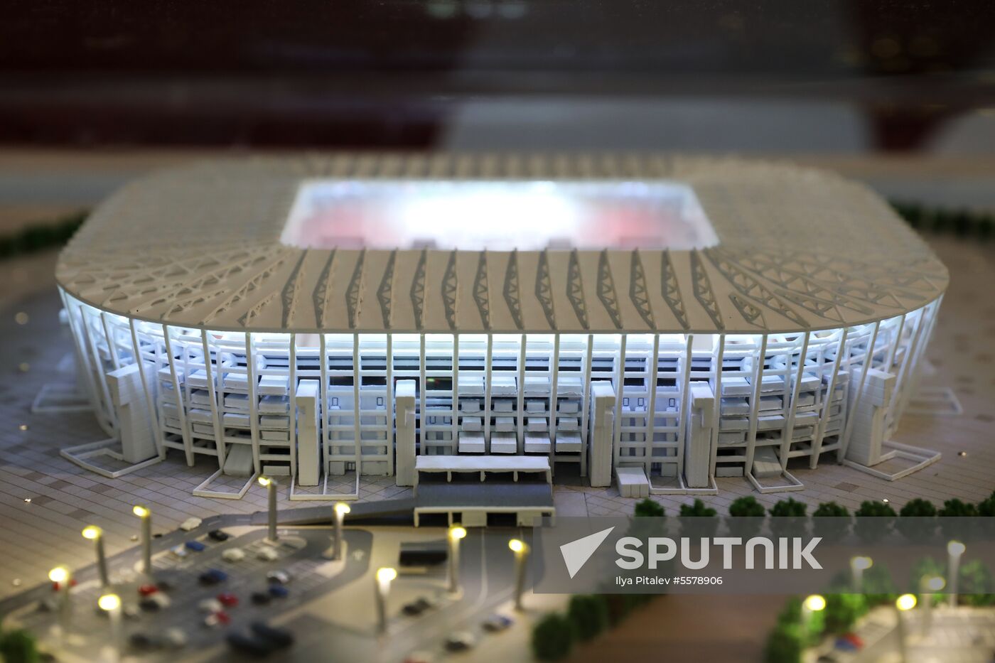 Football paraphernalia exhibition Qatar @RoadTo2022 at GUM Department Store