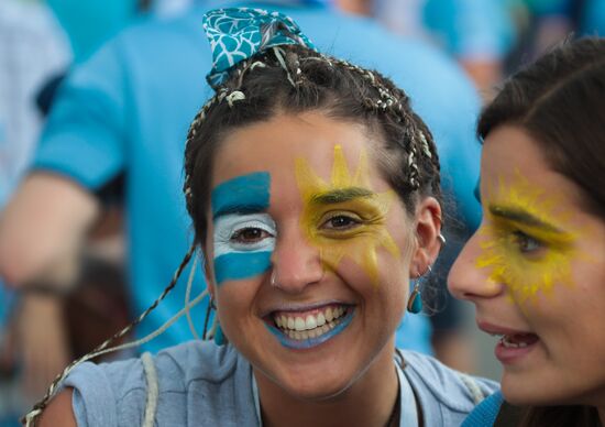 Russia World Cup Uruguay - France