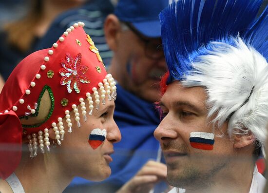 Russia World Cup Uruguay - France