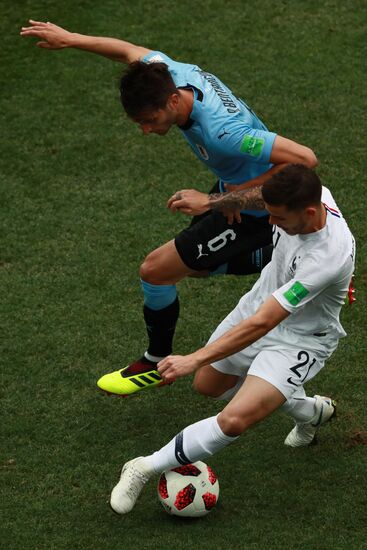 Russia World Cup Uruguay - France