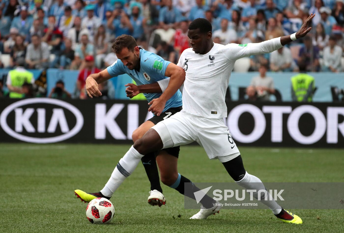 Russia World Cup Uruguay - France