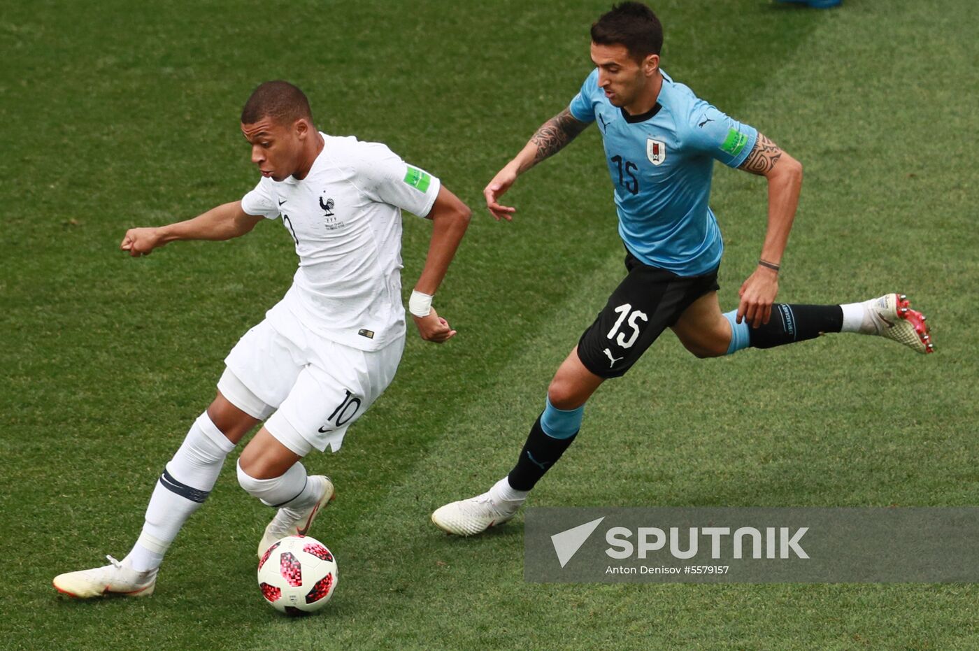 Russia World Cup Uruguay - France