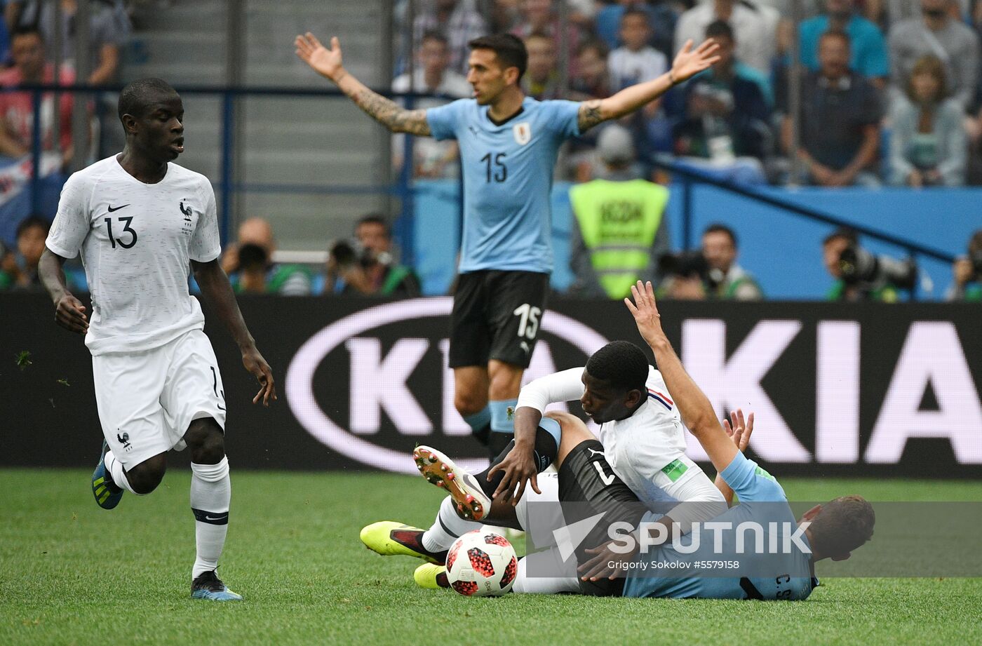 Russia World Cup Uruguay - France