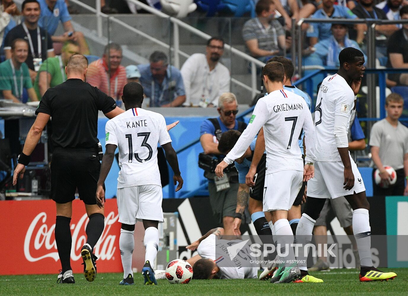 Russia World Cup Uruguay - France