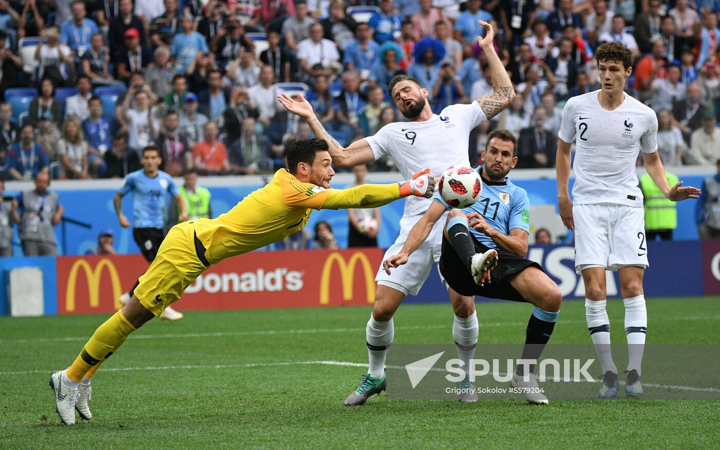 Russia World Cup Uruguay - France