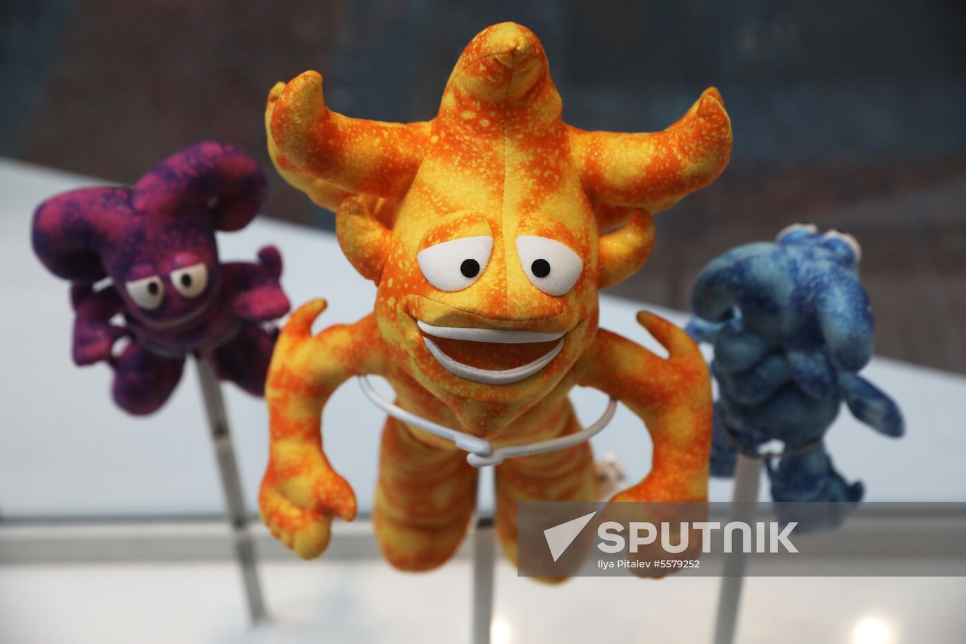 Football paraphernalia exhibition Qatar @RoadTo2022 at GUM Department Store