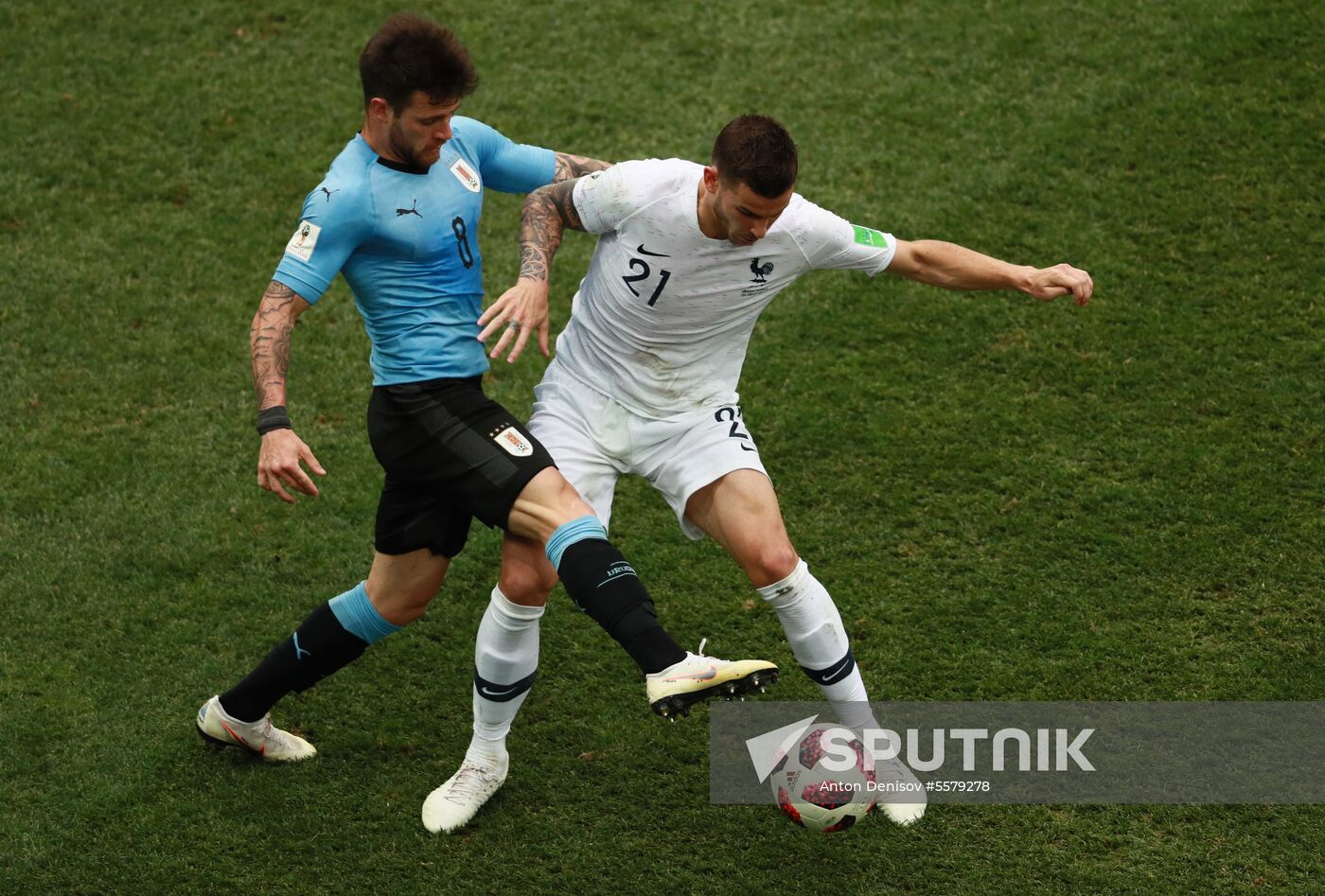Russia World Cup Uruguay - France